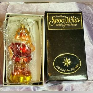 1997 Vintage Christopher Radko Disney Snow White & the 7 Dwarfs Ornament